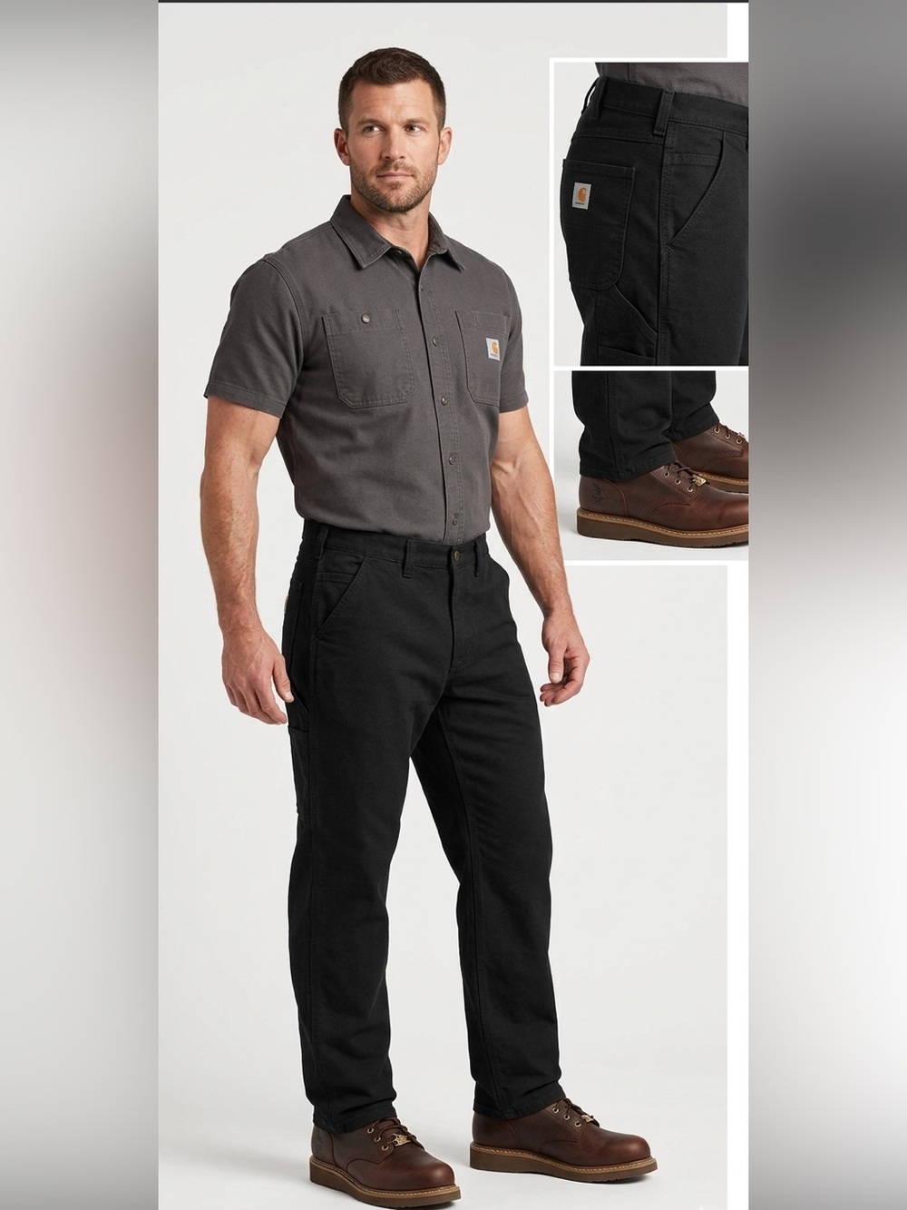 Carhartt Black Work Pocket Pants size 34/30